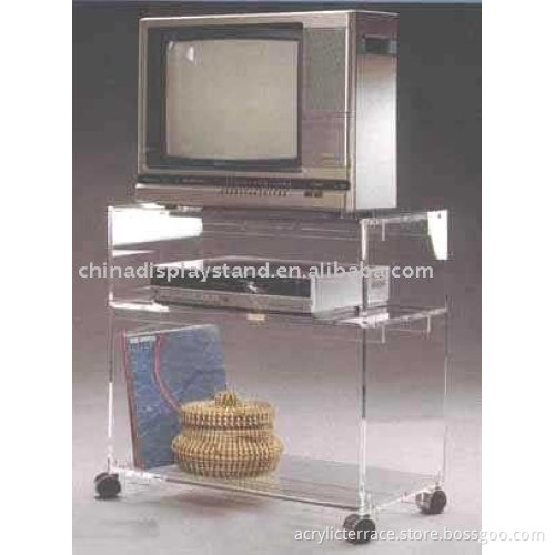 new design lucite TV table display stand